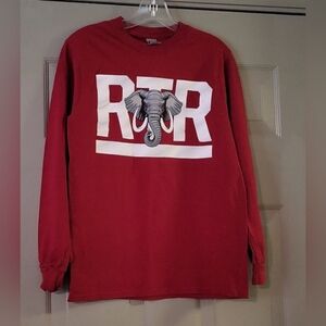 Alabama Crimson Tide men's long sleeve  heavy cotton shirt size small